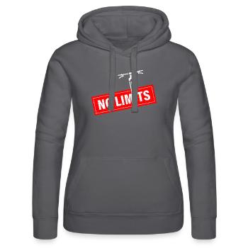 No limits - Frauen Kapuzen Sweater von Russell - Schwarz - Vorne - Marisol (170cm)