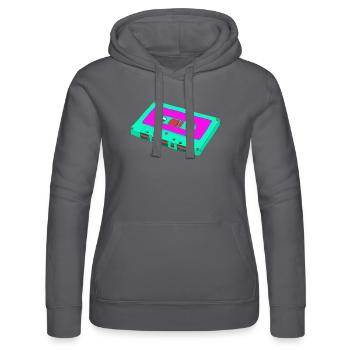 Kassette - Frauen Kapuzen Sweater von Russell - Schwarz - Vorne - Marisol (170cm)