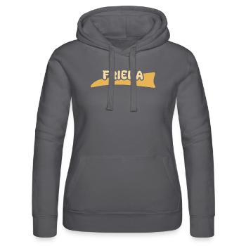 Vorname Frieda - Frauen Kapuzen Sweater von Russell - Schwarz - Vorne - Marisol (170cm)