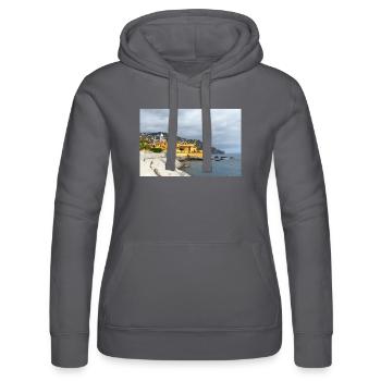 Fortress Sao Tiago Funchal Madeira island Portugal - Sweat à capuche Russell Femme - noir - Devant - Marisol (170cm)
