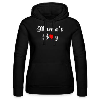 Mama's boy - Sweat à capuche Russell Femme - noir - Devant - Marisol (170cm)