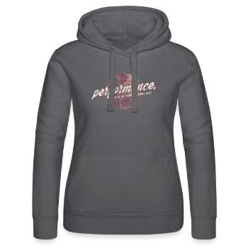 performance ist... - Frauen Kapuzen Sweater von Russell - Schwarz - Vorne - Marisol (170cm)