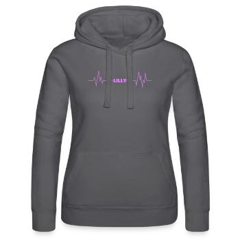 Vorname Lilly - Frauen Kapuzen Sweater von Russell - Schwarz - Vorne - Marisol (170cm)
