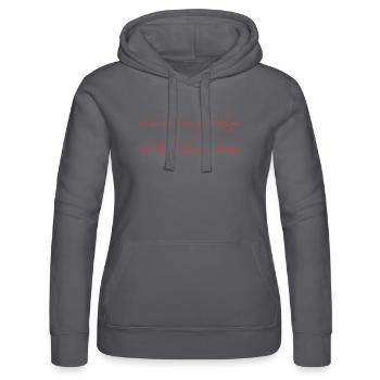 keine Liebe - Frauen Kapuzen Sweater von Russell - Schwarz - Vorne - Marisol (170cm)