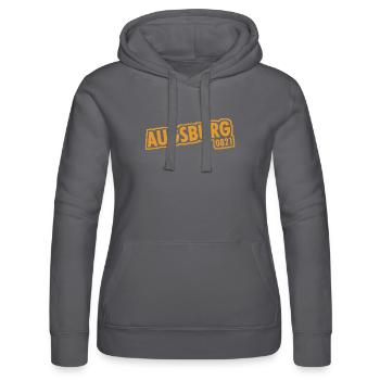 Augsburg 0821 Vorwahl - Frauen Kapuzen Sweater von Russell - Schwarz - Vorne - Marisol (170cm)