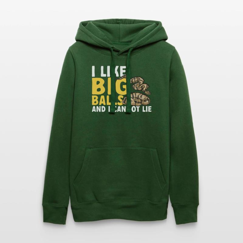 Ball Python Schlange Königspython Frauen Kapuzen Sweater von Russell