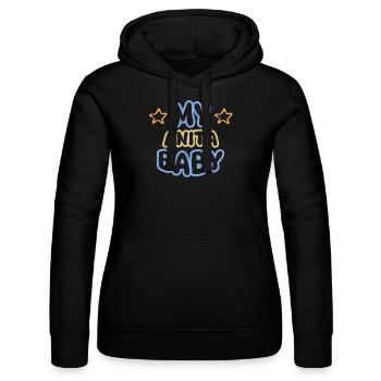 Anita as a given name - Women’s Hooded Sweater by Russell - black - Front - Marisol (170cm)
