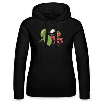 Echte Mehlbeere (Sorbus aria) - Frauen Kapuzen Sweater von Russell - Schwarz - Vorne - Marisol (170cm)