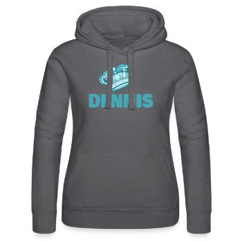 Vorname Dennis - Frauen Kapuzen Sweater von Russell - Schwarz - Vorne - Marisol (170cm)