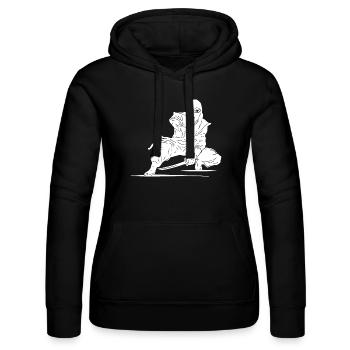 Entraînement en force Warrior Style Loisir Ninja Athlète - Sweat à capuche Russell Femme - noir - Devant - Marisol (170cm)