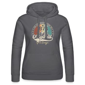 Retro 1976 Geburtstagsgeschenk 1976 Jahrgang 1976 - Frauen Kapuzen Sweater von Russell - Schwarz - Vorne - Marisol (170cm)