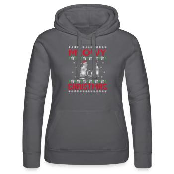 MIAOUL NOËL, Pyjama de Noël - Sweat à capuche Russell Femme - noir - Devant - Marisol (170cm)