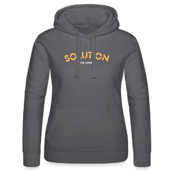 Lösung, Solution - Frauen Kapuzen Sweater von Russell - Schwarz - Vorne - Marisol (170cm)