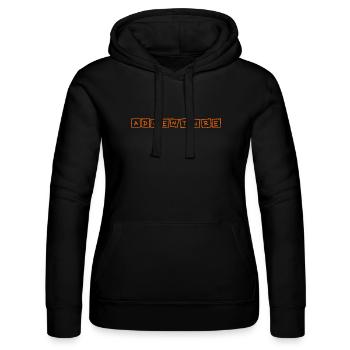 adventure - Sweat à capuche Russell Femme - noir - Devant - Marisol (170cm)