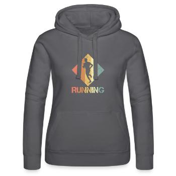 Joggen - Frauen Kapuzen Sweater von Russell - Schwarz - Vorne - Marisol (170cm)