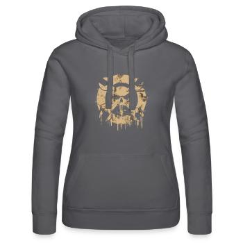 Schrauberschädel - Frauen Kapuzen Sweater von Russell - Schwarz - Vorne - Marisol (170cm)