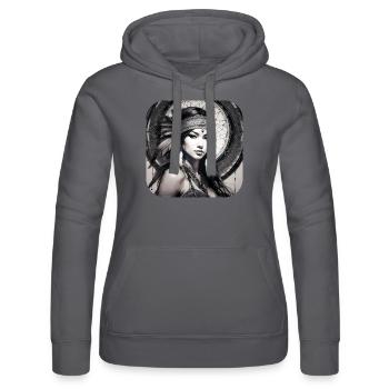 Chaman mystique - Sweat à capuche Russell Femme - noir - Devant - Marisol (170cm)