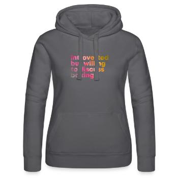 Baking - Women’s Hooded Sweater by Russell - black - Front - Marisol (170cm)