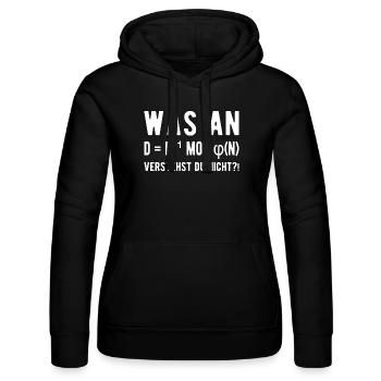 Informatiker Informatik Student Programmierer  - Frauen Kapuzen Sweater von Russell - Schwarz - Vorne - Marisol (170cm)