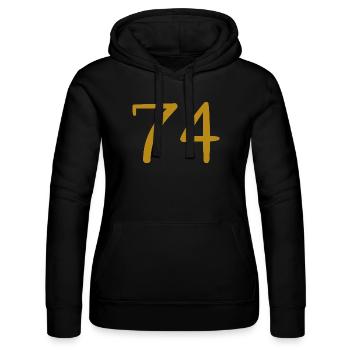 74 - Women’s Hooded Sweater by Russell - black - Front - Marisol (170cm)