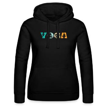 Yoga - Sweat à capuche Russell Femme - noir - Devant - Marisol (170cm)