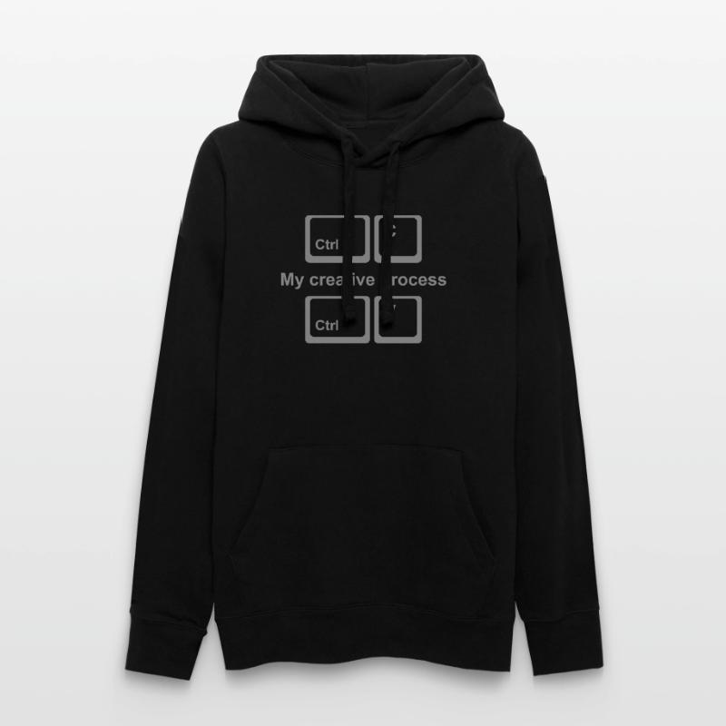 Copy Paste Shirt – Funny Coder & Designer Tee Women’s Hooded Sweater by Russell