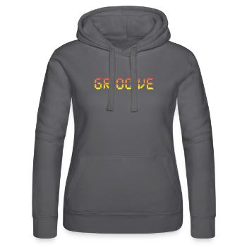 Digital Groove - Frauen Kapuzen Sweater von Russell - Schwarz - Vorne - Marisol (170cm)