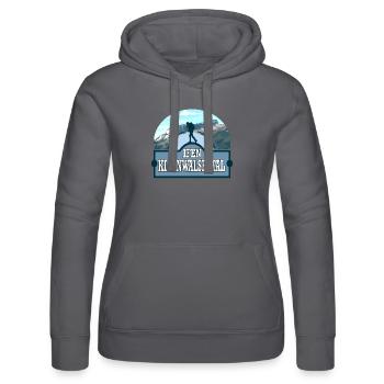 Ifen Kleinwalsertal Walsertal Allgäu Alpen - Sweat à capuche Russell Femme - noir - Devant - Marisol (170cm)