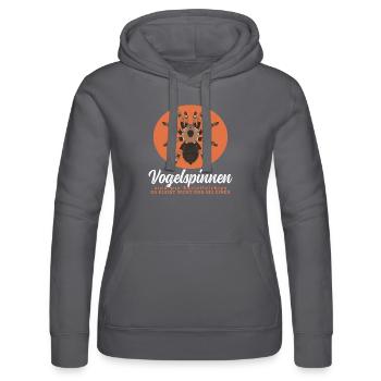 Vogelspinnen Tarantel Vogelspinne Spinne Geschenk - Frauen Kapuzen Sweater von Russell - Schwarz - Vorne - Marisol (170cm)