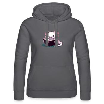 Lire Axolotl - Sweat à capuche Russell Femme - noir - Devant - Marisol (170cm)