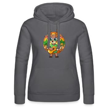 Lunettes de soleil de plage d’été de dessin animé drôle d’antilope - Sweat à capuche Russell Femme - noir - Devant - Marisol (170cm)