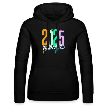 Voyage de vacances en Thaïlande 2025 - Sweat à capuche Russell Femme - noir - Devant - Marisol (170cm)
