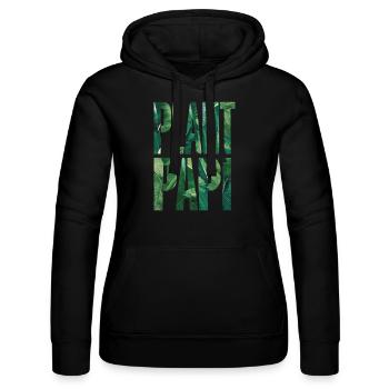 Plant Papi Gärtner Papa Natur Liebhaber - Frauen Kapuzen Sweater von Russell - Schwarz - Vorne - Marisol (170cm)
