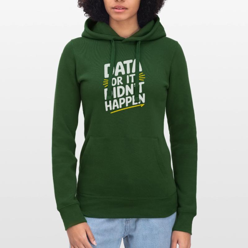 Data Analyst Data Scientist Data Engineer - Data Sweat à capuche Russell Femme