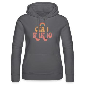 Ciao Cocoa - Women’s Hooded Sweater by Russell - black - Front - Marisol (170cm)