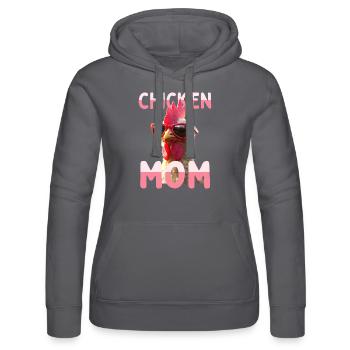 Poulet Maman Poulet Maman Femme du fermier Poules Fête des mères - Sweat à capuche Russell Femme - noir - Devant - Marisol (170cm)