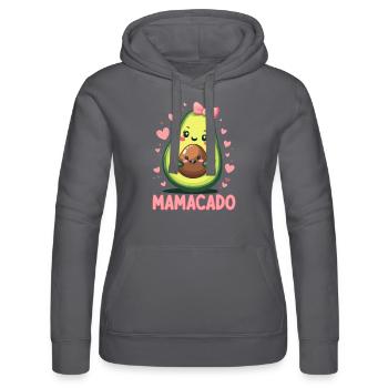 Werdende Mama & Mutter, Mamacado, Schwangerschaft - Frauen Kapuzen Sweater von Russell - Schwarz - Vorne - Marisol (170cm)