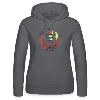 Japan Hero since October 2012 Geburtstaggeschenk - Frauen Kapuzen Sweater von Russell - Schwarz - Vorne - Marisol (170cm)