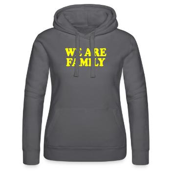 We are family - Frauen Kapuzen Sweater von Russell - Schwarz - Vorne - Marisol (170cm)