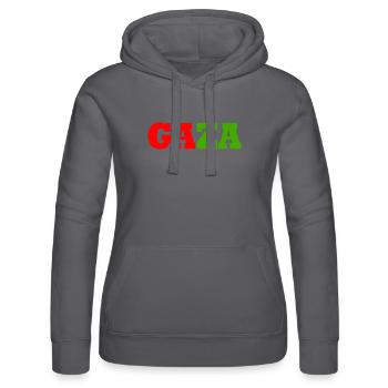 Gaza - Frauen Kapuzen Sweater von Russell - Schwarz - Vorne - Marisol (170cm)
