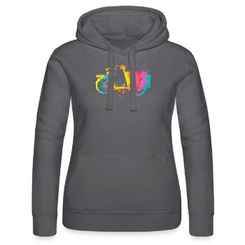 Heavy Duty Bike Cargo Bike Cargo Bike Cargo Bike - Women’s Hooded Sweater by Russell - black - Front - Marisol (170cm)
