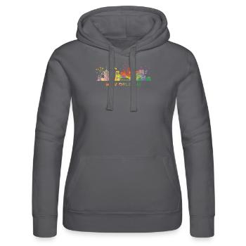 Skyline Von New Orleans New Orleaner - Frauen Kapuzen Sweater von Russell - Schwarz - Vorne - Marisol (170cm)