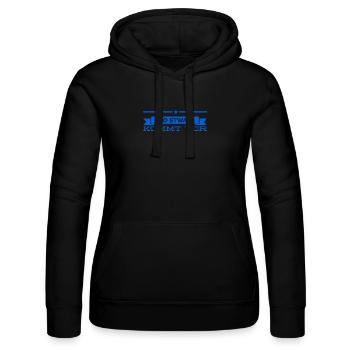 immer locker bleiben - Frauen Kapuzen Sweater von Russell - Schwarz - Vorne - Marisol (170cm)