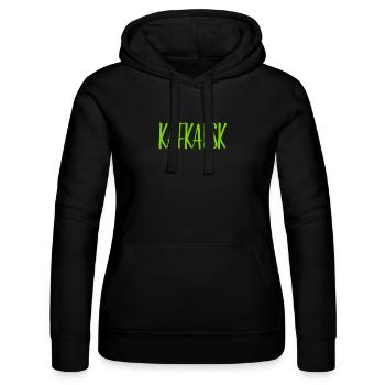 Comme kafkaïen - Sweat à capuche Russell Femme - noir - Devant - Marisol (170cm)
