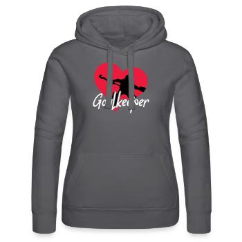 Feldhockey Hockey Hockeytorwart - Frauen Kapuzen Sweater von Russell - Schwarz - Vorne - Marisol (170cm)