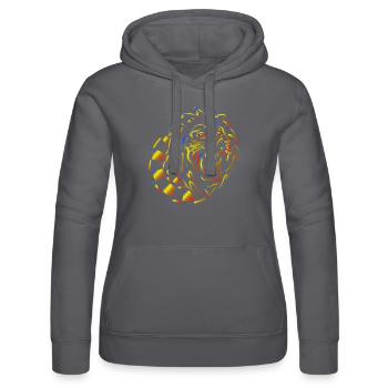Jeu de fléchettes avec t-shirt Lion Dart Cadeau - Sweat à capuche Russell Femme - noir - Devant - Marisol (170cm)