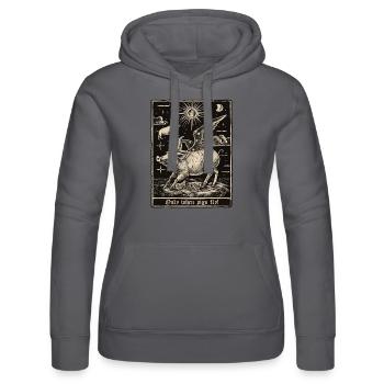 Only when pigs fly - Frauen Kapuzen Sweater von Russell - Schwarz - Vorne - Marisol (170cm)