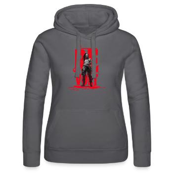 Revolt - Women’s Hooded Sweater by Russell - black - Front - Marisol (170cm)