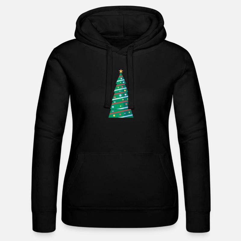Noël - Sweat à capuche Russell Femme - noir