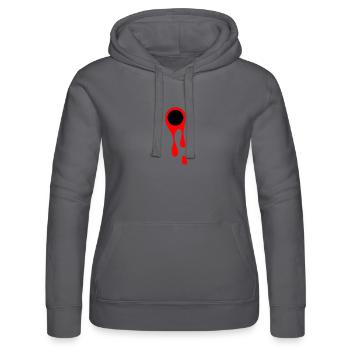 Gunshots and blood blood stain symbol gunshot wound - Women’s Hooded Sweater by Russell - black - Front - Marisol (170cm)